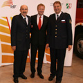 v.l. Dr. Rodewald, Innenminister Ralf Jäger, H. Penkert